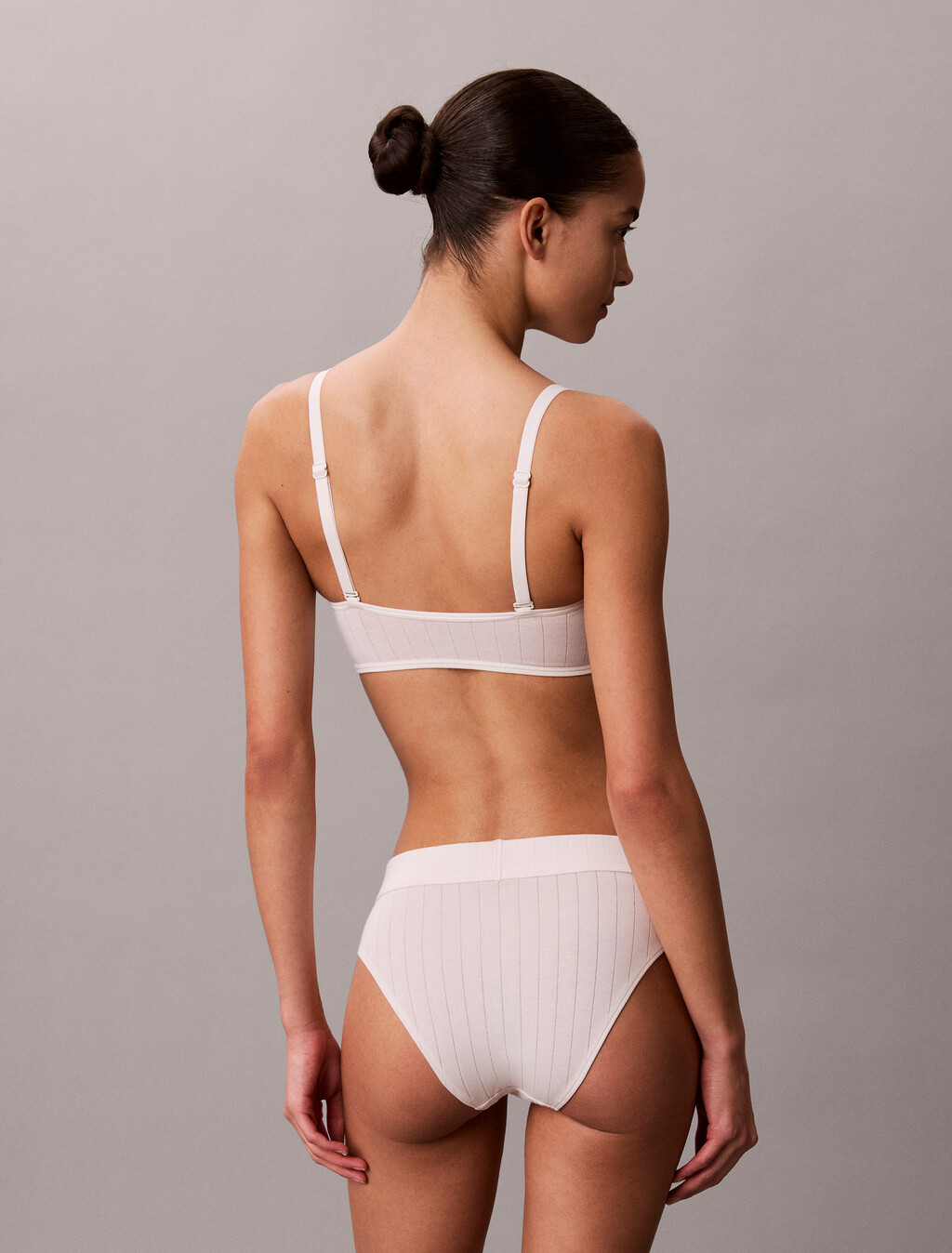 Bandeau Bralette - Heritage Classic Cotton, Tofu, hi-res