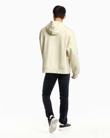 HERO LOGO TERRY HOODIE, BONE WHITE-101Y, hi-res