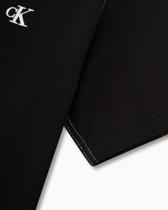 Modern Workwear Contrast Topstitch Tee