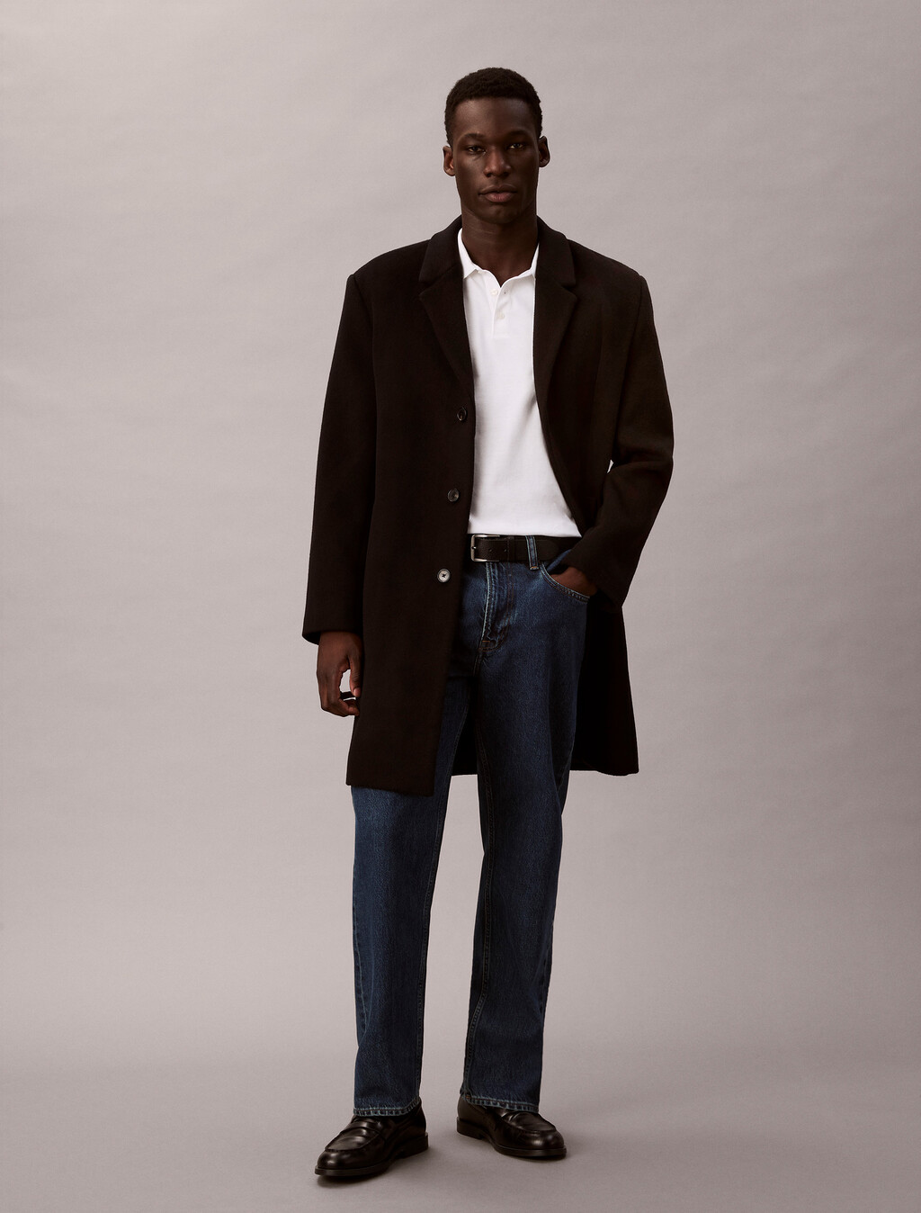 Classic Monogram Polo, Bright White, hi-res