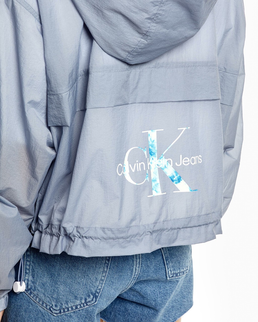 SHEER WINDBREAKER, Silver Sky, hi-res