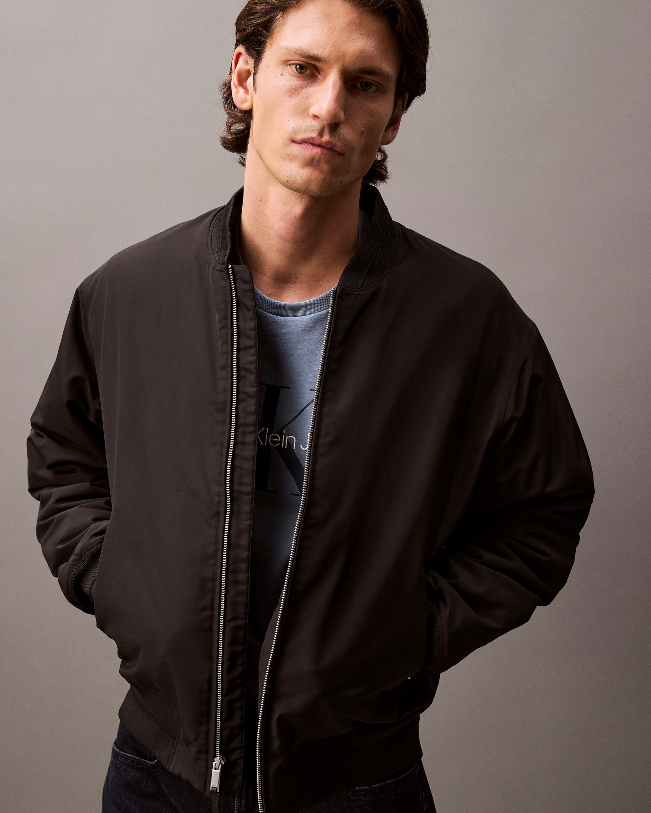 Hero Matte Classic Bomber Jacket black Calvin Klein Malaysia