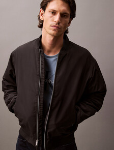 Hero Matte Classic Bomber Jacket, Black, hi-res