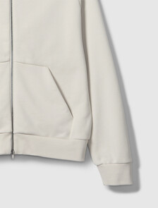 Lux Terry Zip Hoodie, Chalk, hi-res