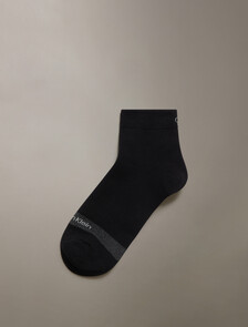 Calvin Klein Sporty Quarter Sock, BLACK, hi-res