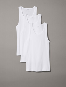 Cotton Classics 3-Pack Tank Top, 3 WHITE (Legacy 100), hi-res