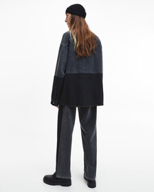 OVERSIZED UTILITY SHIRT JACKET, Denim Grey, hi-res