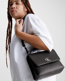 Recycled Crossbody Bag, BLACK, hi-res