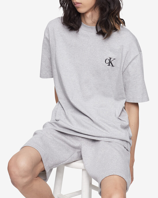 Calvin Logo Crew Neck Tee