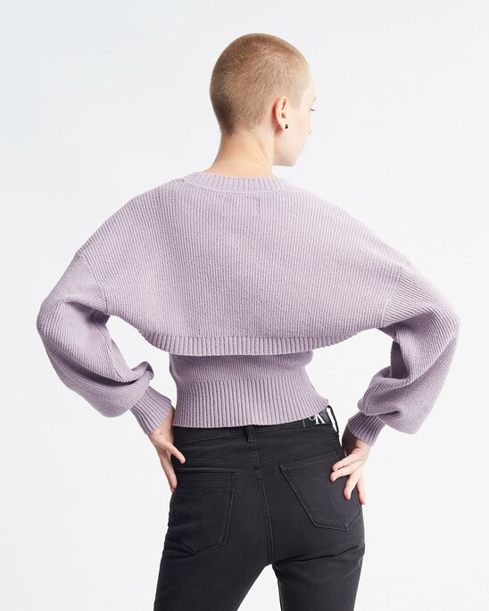 Feminine 2 In 1 Knit Cardigan