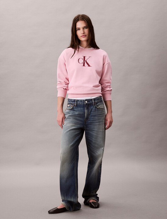 Cropped Monogram Sweatshirt