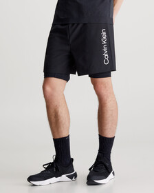 2-In-1 Gym Shorts, BLACK BEAUTY, hi-res