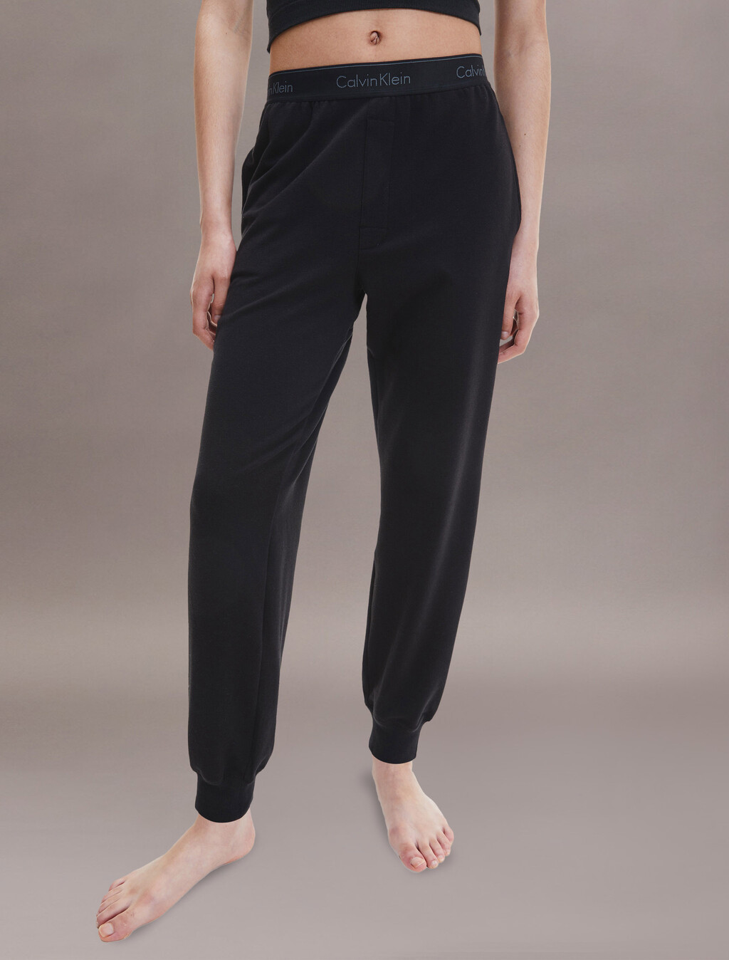 Icon Cotton Lounge Joggers, Black, hi-res