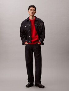 Lunar New Year Cashmere Sweater, Pantone Red, hi-res