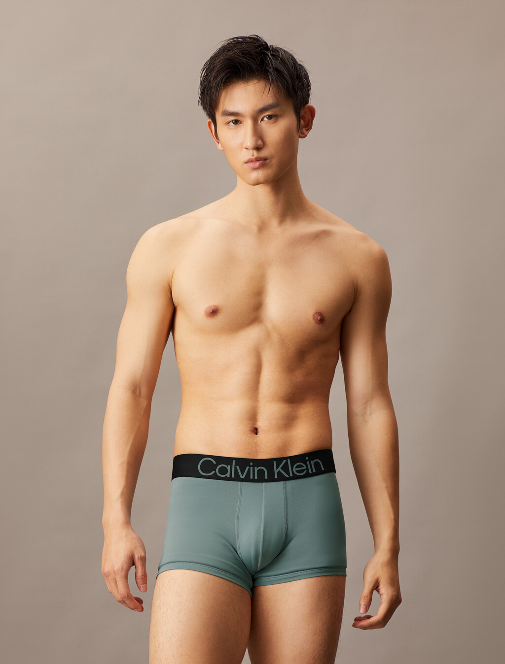 Bold Logo Low Rise Trunks 3 Pack, BLACK/WOLF GREY/STORMY SEA, hi-res