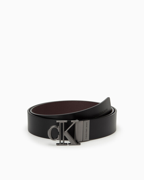 MONOGRAM BUCKLE REVERSIBLE BELT 35MM