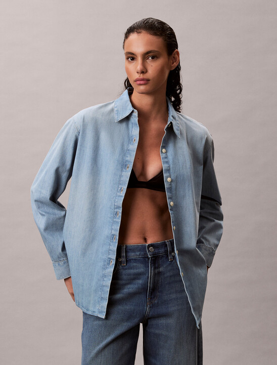 Oversized Denim Shirt