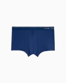 CK One Print Micro Low Rise Trunks, Perth Blue, hi-res