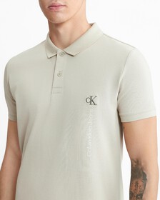 Slim Polo Shirt, Plaza Taupe, hi-res