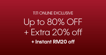 Calvin Klein 11.11 Online Exclusive Up to 80% off
