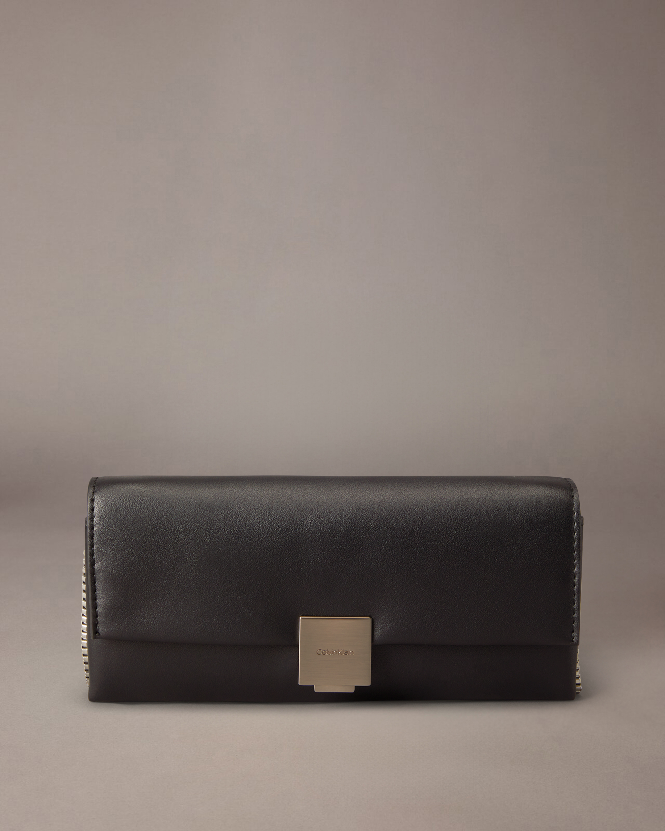 CK Lock Flap Phone Crossbody Bag | black | Calvin Klein Malaysia