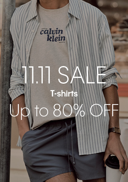 Calvin Klein 11.11 Sale T-Shirts Up to 80% Off