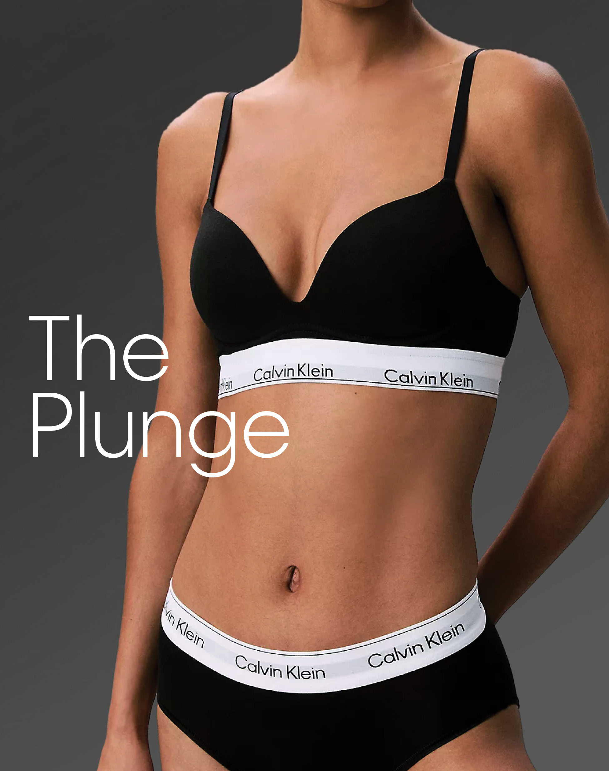 Calvin Klein Women's Plunge Coverage Bras