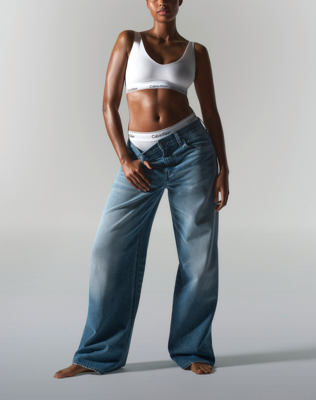 Calvin Klein Women's Denim Baggy